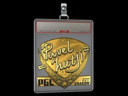 Sticker Slab | hutji (Gold) | Krakow 2017