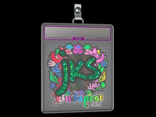 Sticker Slab | jks (Holo) | Budapest 2025