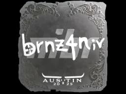 Sticker | brnz4n (Foil) | Austin 2025