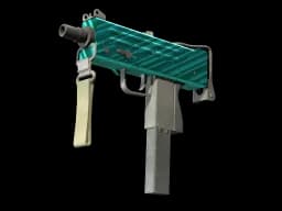 StatTrak™ MAC-10 | Malachite (Well-Worn)