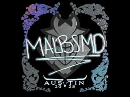 Sticker | malbsMd (Holo) | Austin 2025
