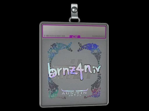 Sticker Slab | brnz4n (Holo) | Austin 2025