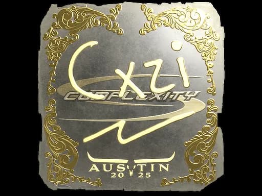 Sticker | Cxzi (Gold) | Austin 2025