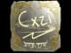 Sticker | Cxzi (Gold) | Austin 2025 CS2 skin