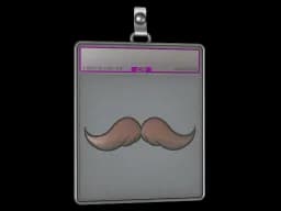 Sticker Slab | Mustachio (Foil)
