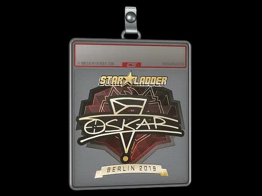 Sticker Slab | oskar (Gold) | Berlin 2019