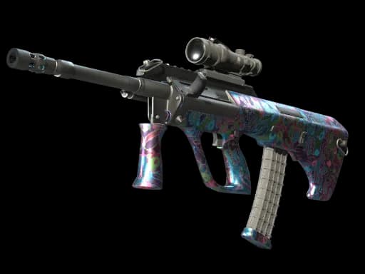 StatTrak™ AUG | Death by Puppy (Minimal Wear)