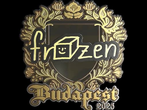 Sticker | frozen (Gold) | Budapest 2025