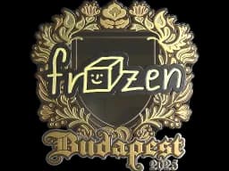 Sticker | frozen (Gold) | Budapest 2025