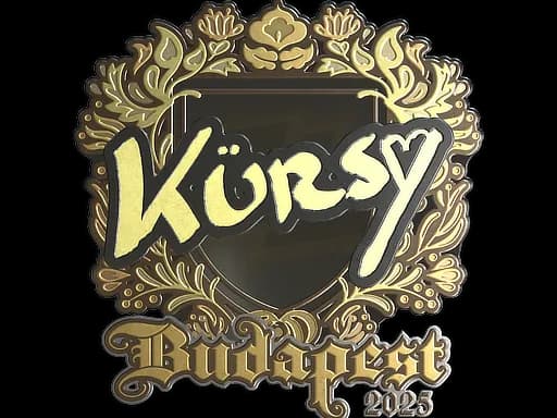 Sticker | Kursy (Gold) | Budapest 2025