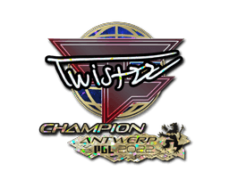 Sticker | Twistzz (Glitter, Champion) | Antwerp 2022