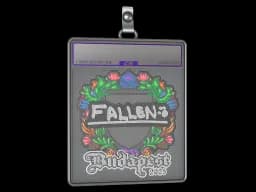 Sticker Slab | FalleN (Embroidered) | Budapest 2025