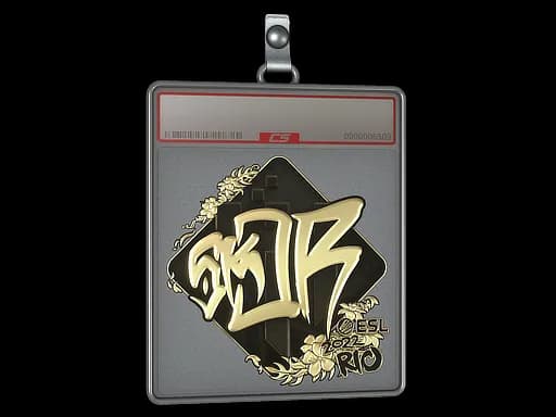 Sticker Slab | sk0R (Gold) | Rio 2022