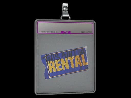 Sticker Slab | Ain't A Rental (Foil)