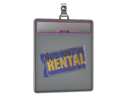 Sticker Slab | Ain't A Rental (Foil)