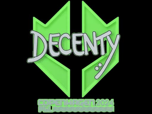Sticker | decenty | Copenhagen 2024