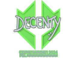 Sticker | decenty | Copenhagen 2024