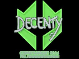 Sticker | decenty | Copenhagen 2024