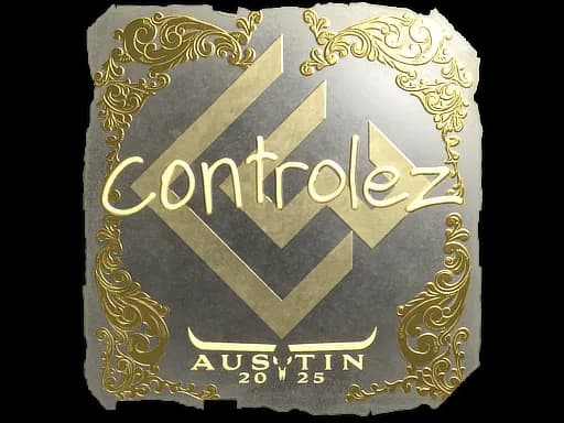 Sticker | controlez (Gold) | Austin 2025