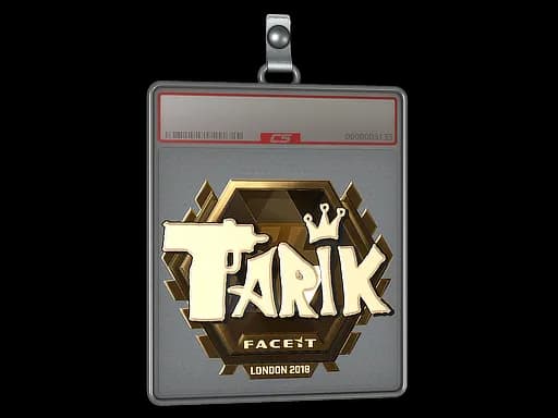 Sticker Slab | tarik (Gold) | London 2018