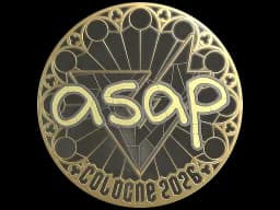 Sticker | asap (Gold) | Cologne 2026