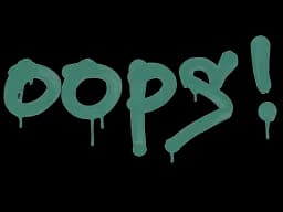 Sealed Graffiti | Oops (Frog Green)