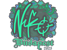 Sticker | NiKo | Budapest 2025