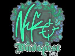 Sticker | NiKo | Budapest 2025