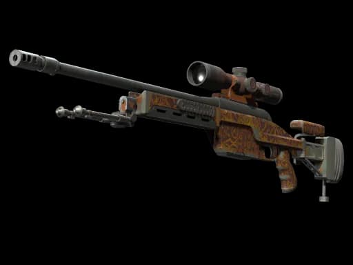 SSG 08 | Orange Filigree (Well-Worn)