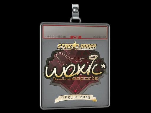 Sticker Slab | woxic (Gold) | Berlin 2019