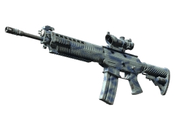StatTrak™ SG 553 | Wave Spray (Field-Tested)