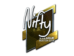 Sticker | Nifty (Foil) | Boston 2018