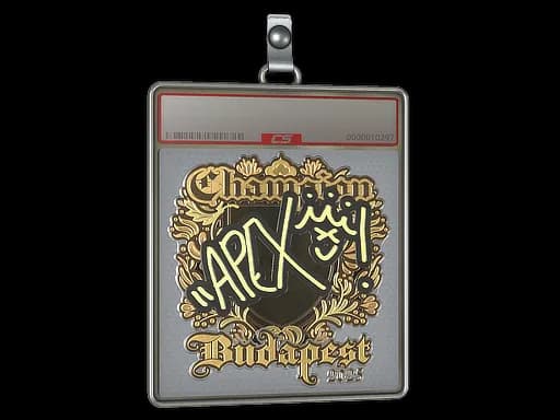 Sticker Slab | apEX (Gold, Champion) | Budapest 2025