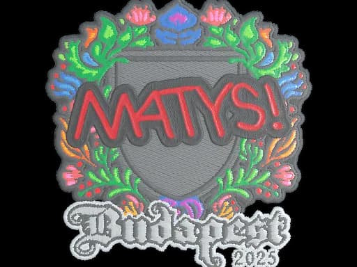 Sticker | MATYS (Embroidered) | Budapest 2025