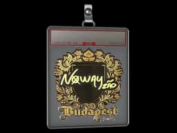 Sticker Slab | noway (Gold) | Budapest 2025