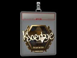 Sticker Slab | Kjaerbye (Gold) | London 2018