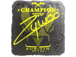 Sticker | ZywOo (Foil, Champion) | Austin 2025