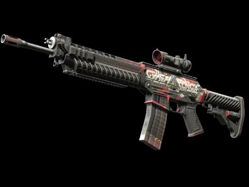 SG 553 | Cyberforce (Well-Worn)