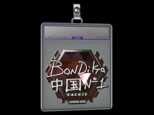 Sticker Slab | bondik (Foil) | London 2018
