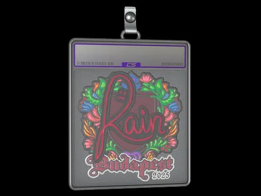 Sticker Slab | rain (Embroidered) | Budapest 2025