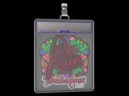 Sticker Slab | rain (Embroidered) | Budapest 2025