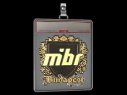 Sticker Slab | MIBR (Gold) | Budapest 2025