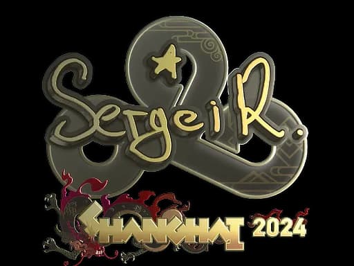 Sticker | Ax1Le (Gold) | Shanghai 2024