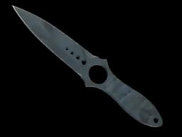 ★ Skeleton Knife | Night Stripe (Well-Worn)