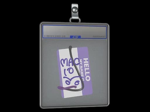 Sticker Slab | Hello MAC-10