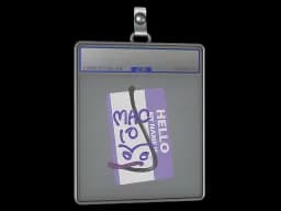 Sticker Slab | Hello MAC-10