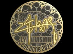 Sticker | z4KR (Gold) | Cologne 2026
