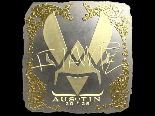Sticker | FlameZ (Gold) | Austin 2025