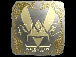 Sticker | FlameZ (Gold) | Austin 2025