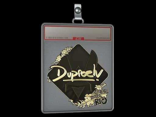 Sticker Slab | dupreeh (Gold) | Rio 2022